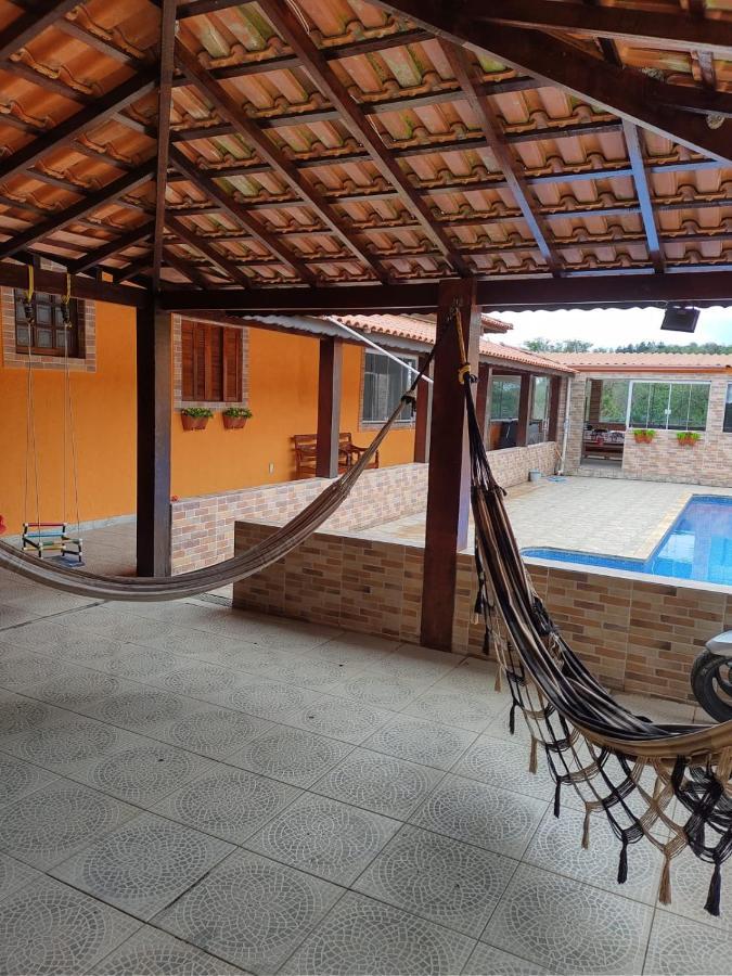 Chacara Bella Vida Com Piscina Churrasqueira Salao De Festas Fogao A Lenha Quadra Aracariguama Exteriér fotografie
